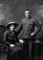 A First World War Soldier With His Wife