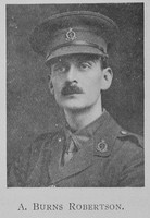 Robertson A B Captain Royal Army Medical Corps