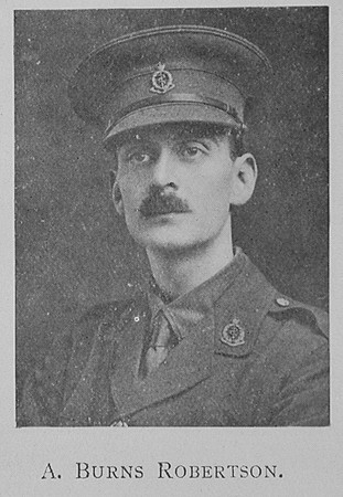Robertson A B Captain Royal Army Medical Corps