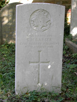 Barber S H L/Cpl East Surrey Regt All Saints Churchyard  Carshalton Surrey