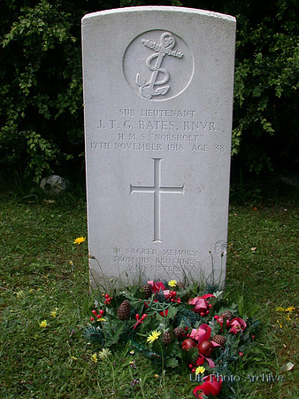 Bates J T G Sub-Lieutenant H.M.S. Norsholt Royal Naval Volunteer Reserve EPSOM CEMETERY