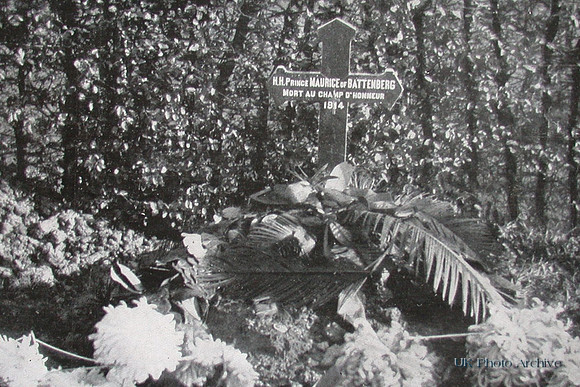 Battenberg M Prince Lt King's Royal Rifle Corps Original Grave Marker Ypres
