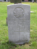 Caldwell J RSM 50531 Canadian Army Medical Corps EPSOM CEMETERY