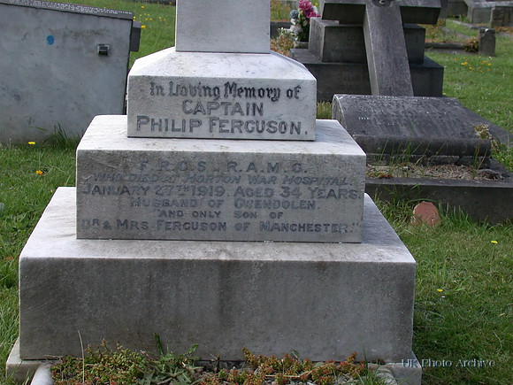 Ferguson P Captain Royal Army Medical Corps EPSOM CEMETERY Photo No 2