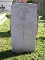 Freeman E W Air Mechanic 1st Class F-34973 H.M.S. President II Royal Naval Air Service BANDON HILL CEMETERY  Wallington Surrey