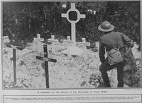Jost C L Pte 1st Canadian Mounted Rifles Original Grave Marker Vimy Ridge