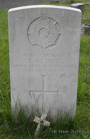 Kenny L Pte 278857 Army Service Corps SUTTON CEMETERY