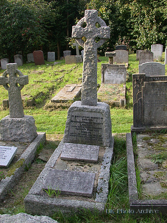 Leggett A H Brig Gen CMG DSO Royal Scots Fusiliers Photo No 2 St Giles Cemetery Ashtead Surrey