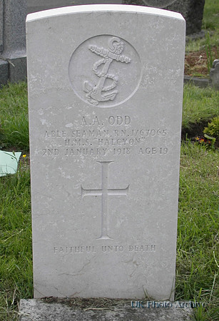 Odd A A AB J/67065 HMS Halcycon Royal Navy SUTTON CEMETERY