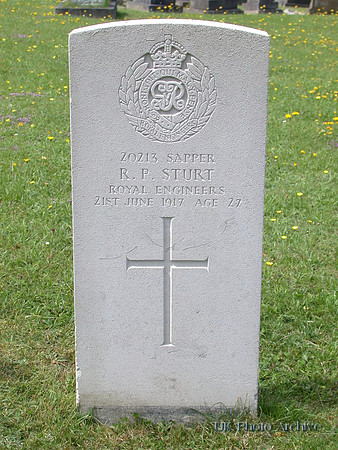 Sturt R P Sapper 20213 Royal Engineers EPSOM CEMETERY