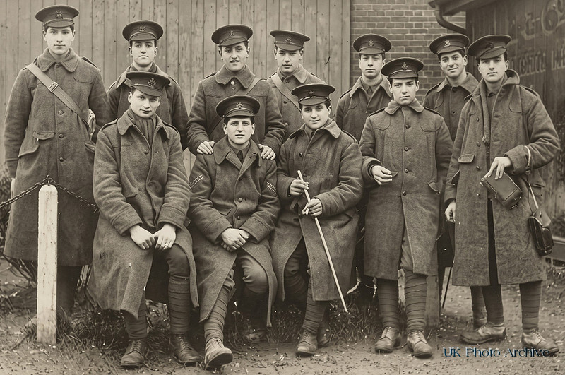 A Group Of Jewish Soldiers In The 12th London Regiment