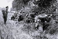 The 16th London Regiment At Their Training Camp