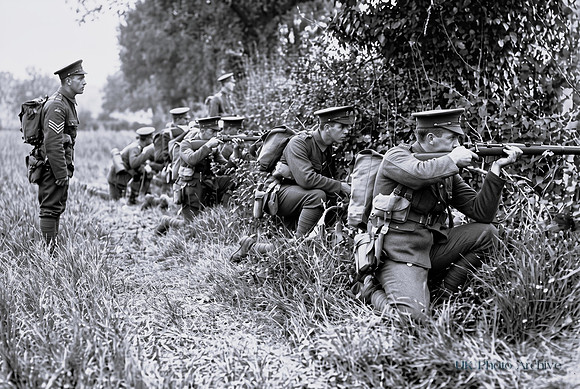 The 16th London Regiment At Their Training Camp