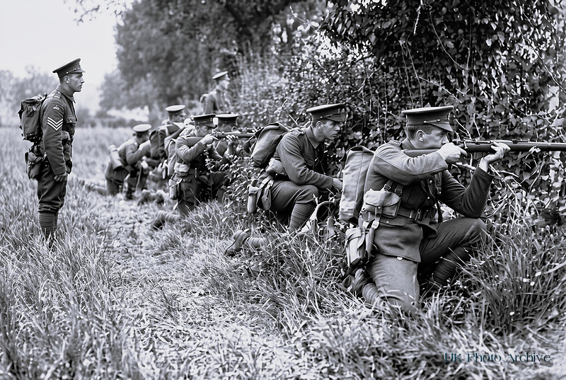 The 16th London Regiment At Their Training Camp