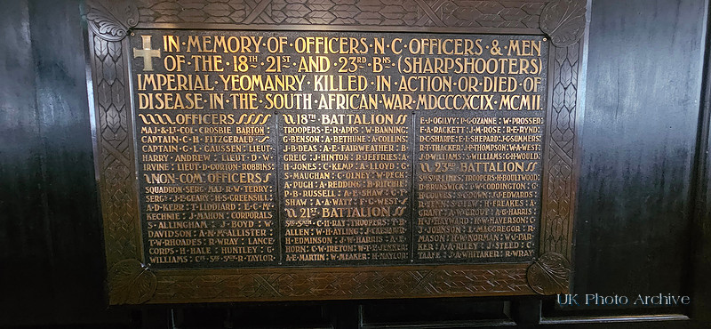 Boer War Memorial St Martin In THe Fields Trafalgar Square