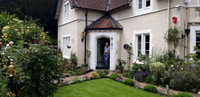 Ken Rogers Standing In The Doorway Of West Lodge Ashtead Park