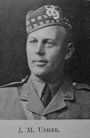 Usher J M 2nd Lt 9th Gordon Highlanders