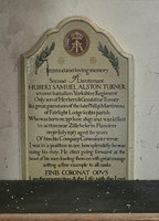 Turner H S A 2nd Lt 2nd Yorkshire Regiment Memorial
