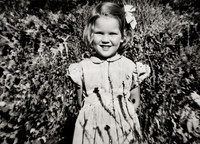 A Little Girl In The 1950s
