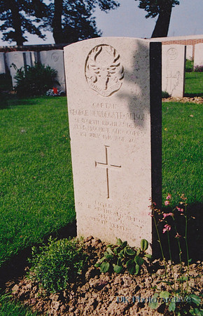 Alison G N Captain 2nd Seaforth Highlanders Grave