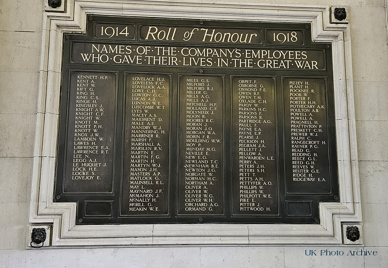 Waterloo Station War Memorial