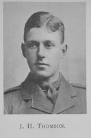 Thomson J H 2nd Lt Royal Air Force