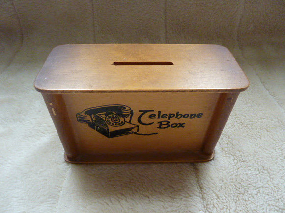 1960s Telephone Money Box