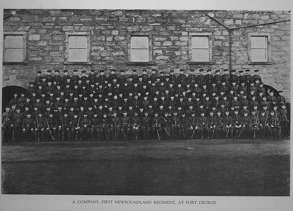 A Company 1st Newfoundland Regiment At Fort George