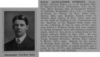 Sale A G Lt Kings African Rifles Obit