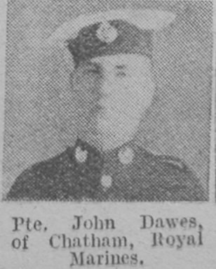 Dawes J Pte Royal Marine Light Infantry Of Chatham The Vivid 17th April 1915