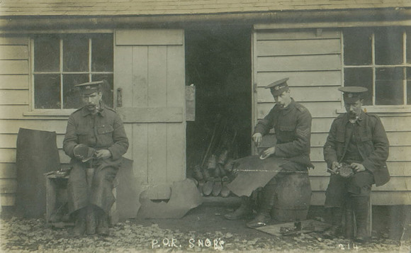 Soldier extreme left identified as Walter Goshawk