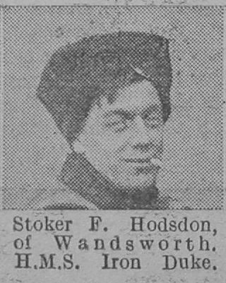 HodsdonF Stoker HMS Iron Duke Royal Navy Of Wandsworth The Vivid 24th April 1915