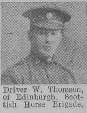 Thomson W Dvr Scottish Horse Of Edinburgh The Vivid 24th April 1915