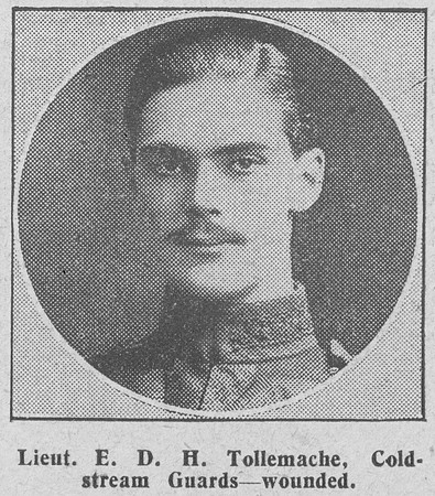 Tollemache E D H Lt Coldstream Guards The Graphic 14th Sep 1914