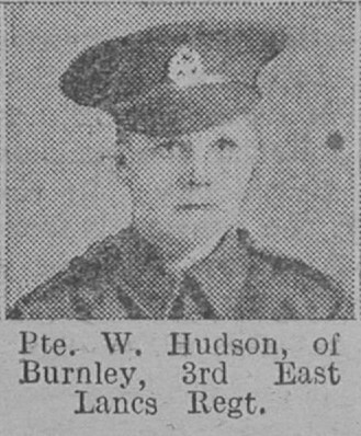 Hudson W Pte 3rd East Lancs Regiment Of Burnley The Vivid 24th April 1915