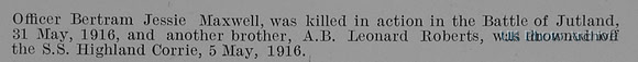 Roberts F W LCpl 8666 2nd Hampshire Regiment Obit Part 2