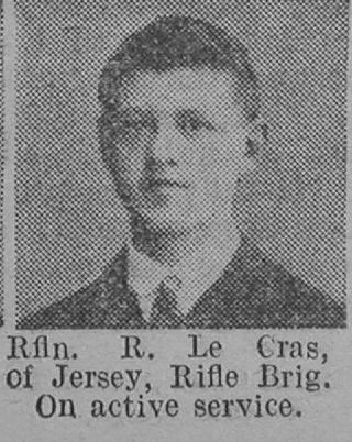 Le Cras R Rfn Rifle Brigade Of Jersey The Vivid 24th April 1915