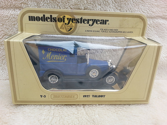 Matchbox Models of Yesteryear Y5 Talbot Van Chocolate Menier