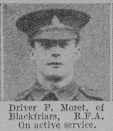 Moret F Dvr Royal Field Artillery Of Blackfriars The Vivid 17th April 1915