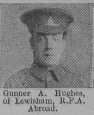 Hughes A Gnr Royal Field Artillery Of Lewisham The Vivid 24th April 1915