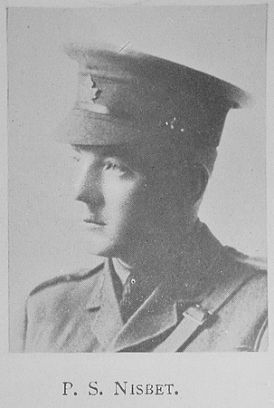 Nisbet P S Lt 26th Canadian Infantry