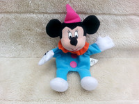 McDonald's Toy Disneyland Paris Plush Toy 2001 Mickey Mouse Clown