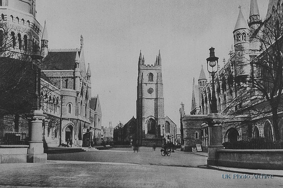 The Guildhall Square Plymouth 1920s