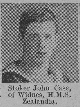 Case J Stoker HMS Zealandia Royal Navy Of Widnes The Vivid 17th April 1915