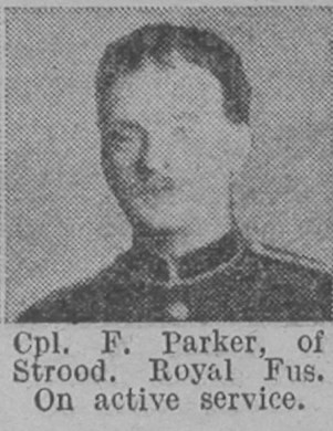 Parker F Cpl Royal Fusiliers Of Strood The Vivid 24th April 1915