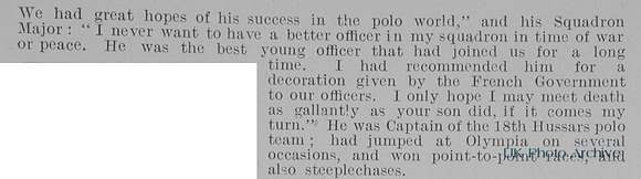 Denroche-Smith A J Lt 18th Hussars Obit Part 2