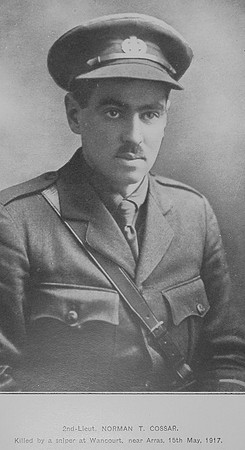 Cossar N T 2nd Lt 7th Rifle Brigade