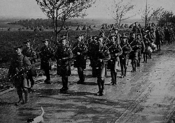 A Highland Brigade Relieved From Duty After The Capture Of Martinpuich