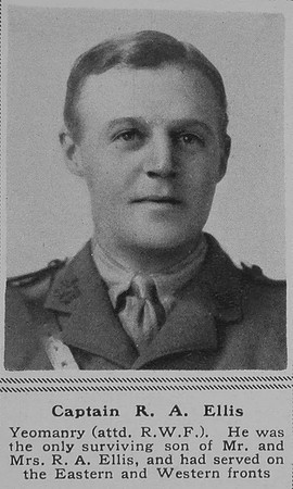 Ellis R A Captain Montgomery & Welsh Horse The Sphere 9th Nov 1918