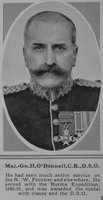 O'Donnell H O Major Gen CB DSO The Sphere 19th Jan 1918